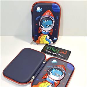 جامدادی کتابی طرح دایناسور فضایی