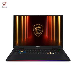 لپ تاپ 18 اینچی گیمینگ ام اس آی مدل  MSI GAMING Raider 18 2025 HX AI A9WIG R9 9955HX3D 64G 4T SSD 16G RTX 5080 WQUXGA Gaming Laptop