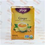 چای ارگانیک بدون کافئین زنجبیل یوگی yogi مدل Ginger