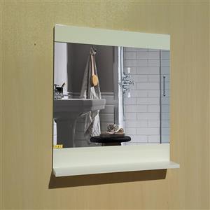 آینه دستشویی 8018 سفید | عرض 60 سانتیمتر 