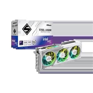 کارت گرافیک ازراک مدل Intel Arc B580 Steel Legend OC حافظه 12 گیگابایت