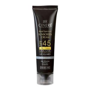 کرم ضدآفتاب SPF45 آقایان حجم 50 میل سینره