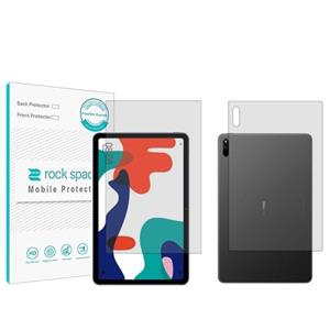 گلس صفحه نمایش و پشت تبلت هوآوی MatePad 10.4 2022 مدل نانو هیدروژل شفاف برند راک اسپیس کد LLL