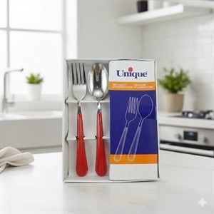 سرویس قاشق و چنگال۱۲ پارچه رویال براق (جعبه نفیس)