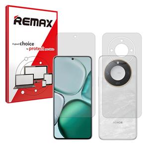 گلس صفحه نمایش و پشت گوشی آنر X9c Smart مدل هیدروژلی مات برند ریمکس کد SS