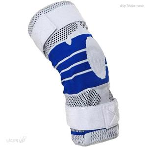 زانوبند فنر دار ورزشی با بند چسبی مدل YC 8776