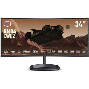 مانیتور گیمینگ خمیده 34 اینچی کولر مستر مدل  GM34-CWQ2