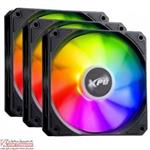 فن کیس ای دیتا ایکس پی جی مدل VENTO R 120 ARGB PWM WHITE بسته سه عددی