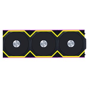 فن کیس لیان لی LIAN LI UNI FAN SL WIRELESS 120 3×1 BLACK REVERSE