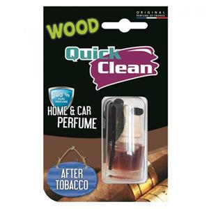 خوشبو کننده فانوسی خودرو مدل Wood After Tobacco کوئیک کلین Quick Clean 