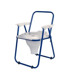 توالت فرنگی تاشو مدل مبله رنگی با قیف کد 6426 کن مدل 407271