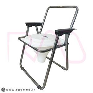 توالت فرنگی مبله تاشو ممتاز (قیف ته باز کابوک) کد k515