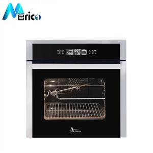 فر توکار شیشه مشکی و استیل اخوان مدل F42