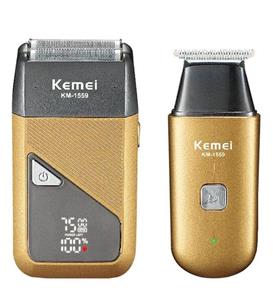 ماشین اصلاح موی سر و صورت شارژی کیمی مدل km-1559 مجموعه دو عددی