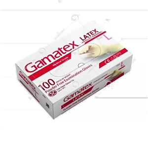 دستکش لاتکس گاماتکس بدون پودر OP-Perfect