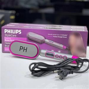 برس حرارتی حرفه ای  فیلیپس هلندی فوق هوشمند صاف و لخت کردن موها فقط با یکبار کشیدن