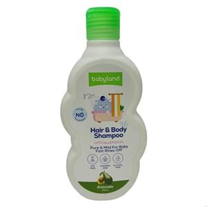 شامپو سر و بدن کودک حاوی آووکادو بی بی لند 200 میلی لیتری