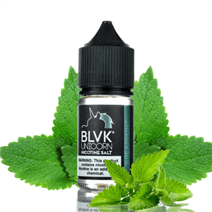 سالت نیکوتین نعنا بی ال وی کی BLVK Spearmint Nicotine Salt 