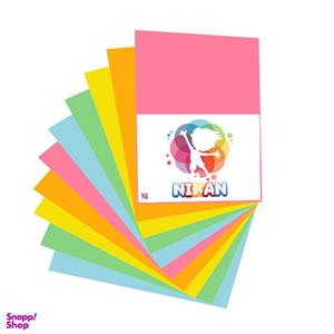 کاغذ رنگی A4 نیکان کد 06 بسته 20 عددی