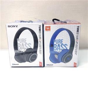 هدفون بلوتوثی مدل B16BT طرح JBL  و SONY رم خور و aux خور