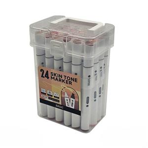 ماژیک راندو دو سر بیسیک 24 رنگ مدل 4423 طیف پوست