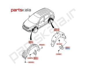 گل‌ پخش کن عقب راست اسپورتیج SL
