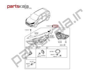 چراغ‌ جلو راست توسان TL