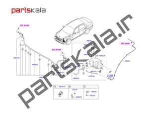 چراغ شور جلو جنسیس سدان