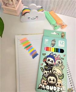 مدادرنگی ۱۲ رنگ کارتنی برند پرودن