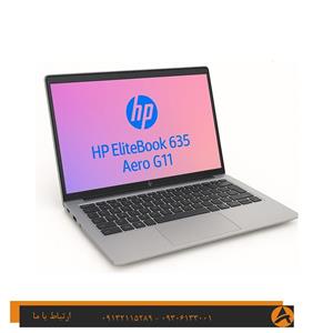 لپ تاپ HP مدل EliteBook 635 AERO G11 - 13.3 inch - پردازنده Ryzen 5-8640U - گرافیک AMD 512MB حافظه RAM 16GB حافظه هارد SSD 512GB