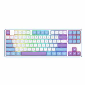 کیبورد Redragon Star Blade K707 Pro Wireless - White Blue Purple