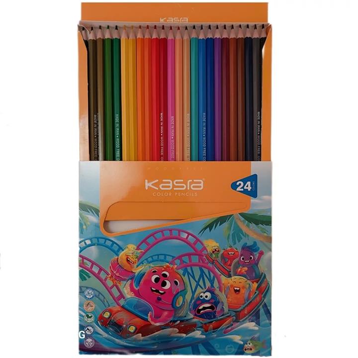 مداد رنگی ۲۴ رنگ کسری کد 024