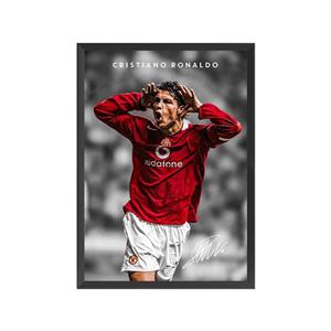 تابلو کریستیانو رونالدو در منچستر یونایتد Cristiano Ronaldo