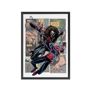 تابلو کمیک کریون شکارچی و مرد عنکبوتی Kraven the Hunter & Spider-Man