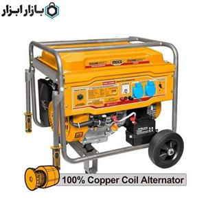 موتور برق بنزینی 5500 وات ریموت دار استارتی اینکو مدل GE55003RC