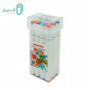 ماژیک آبرنگی ۱۲رنگ تاچ  دوسر مپرومکس -کد ۵۴۴۹