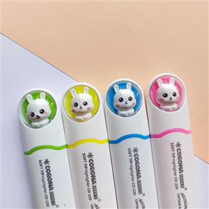 ماژیک علامت گذار کرونا مدل هایلایت خرگوش فضانورد