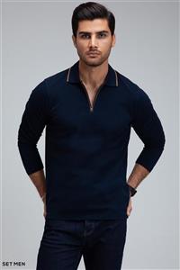 بلوز یقه زیپ دار