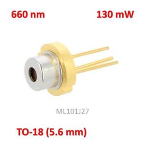دیود لیزر 660 نانومتر 130 میلی‌وات
