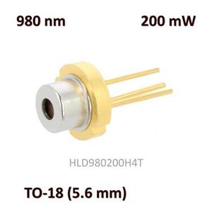 دیود لیزر 980 نانومتر 200 میلی‌وات