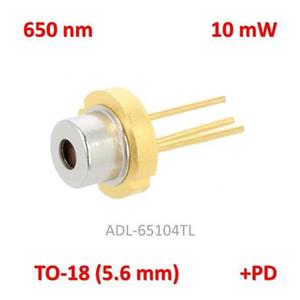 دیود لیزر 650 نانومتر 10 میلی‌وات برند Arima Lasers