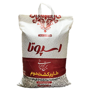 برنج ایرانی طارم کشت دوم اسپوتا ۱۰ کیلویی