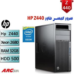 کیس استوک HP Workstation Z440 سرور ورک استیشن حرفه ای سی پی یو xeon 1620/ram 32 ddr4/hdd 500gb