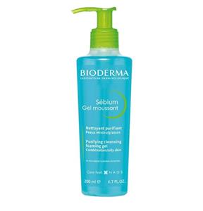 ژل شستشوی صورت بایودرما مدل سبیوم (Bioderma Sébium Gel Moussant) حجم ۲۰۰ و ۵۰۰ میل