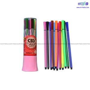 ماژیک رنگی استوانه بسته 12 عددی سی بی اس CBS مدل JM4110