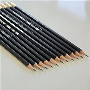 مداد مشکی فابر کاستل مدل HB2112 بسته 12 عددی