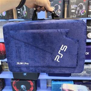کیف کوله اسلیم و پرو PS5 مشکی مخملی