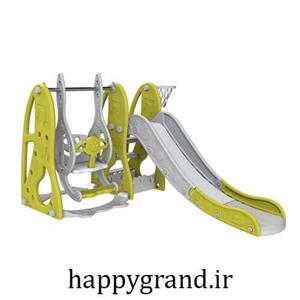 تاب و سرسره کودک مدل ملودی رنگ آبی مامزنینی