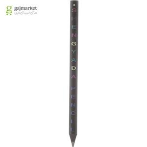 مداد جانبو مدل بلک وود طرح Alphabet