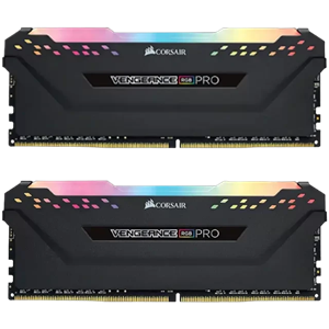 رم کامپیوتر کورسیر دو کاناله مدل VENGEANCE RGB PRO فرکانس 3600 مگاهرتز DDR4 تایمینگ CL18 حافظه 32 گیگابایت